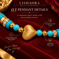 Bracelet set — Heart-shaped accent close-up
