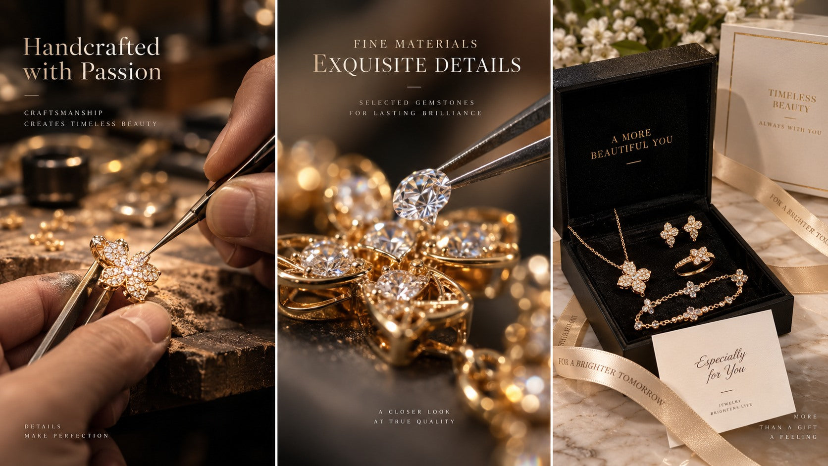 Jewelry details and craftsmanship